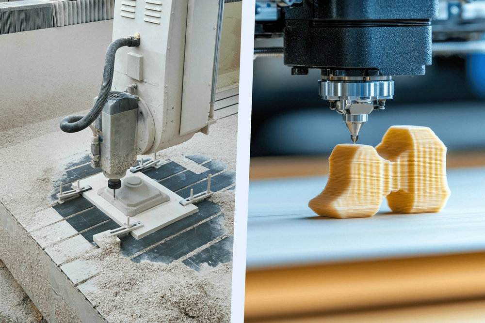 Comparando PEEK usinado em CNC e PEEK impresso em 3D