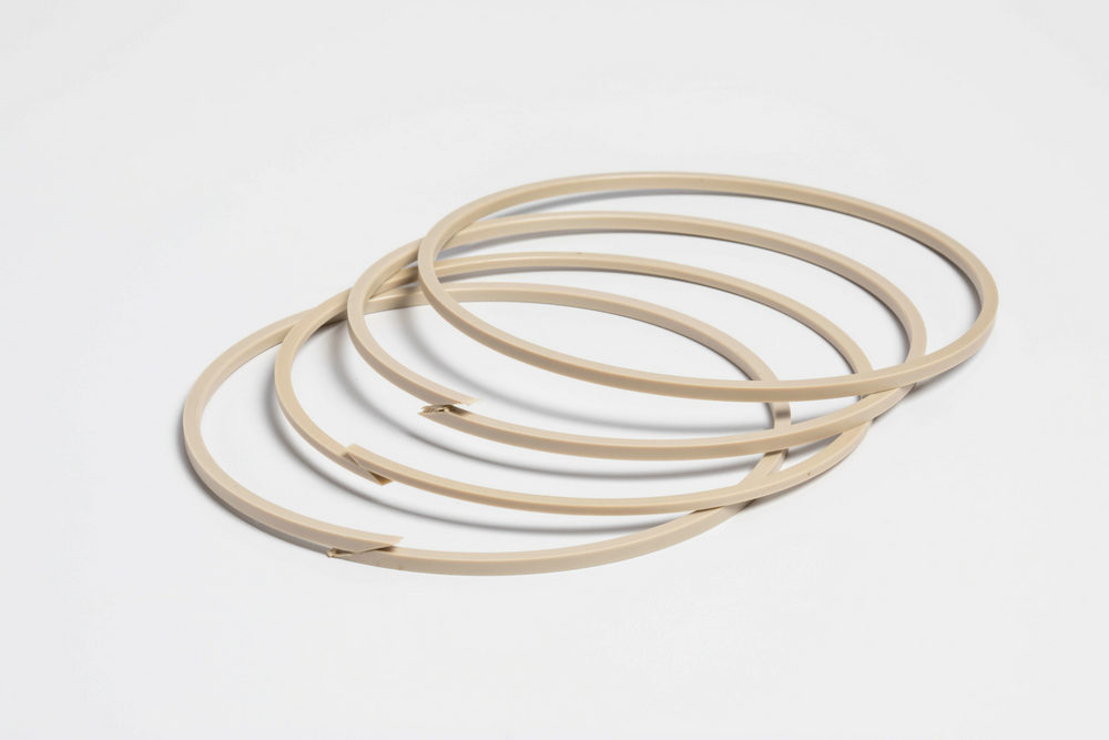 Anéis de apoio em PEEK para aplicações de vedação de alta pressão